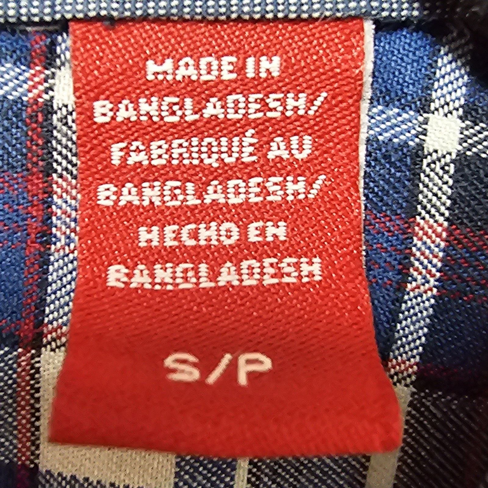 Izod Men's IZOD Heritage Tartan Blue/Red/White Shirt Size Small Size US S / EU 44-46 / 1 - 5 Thumbnail