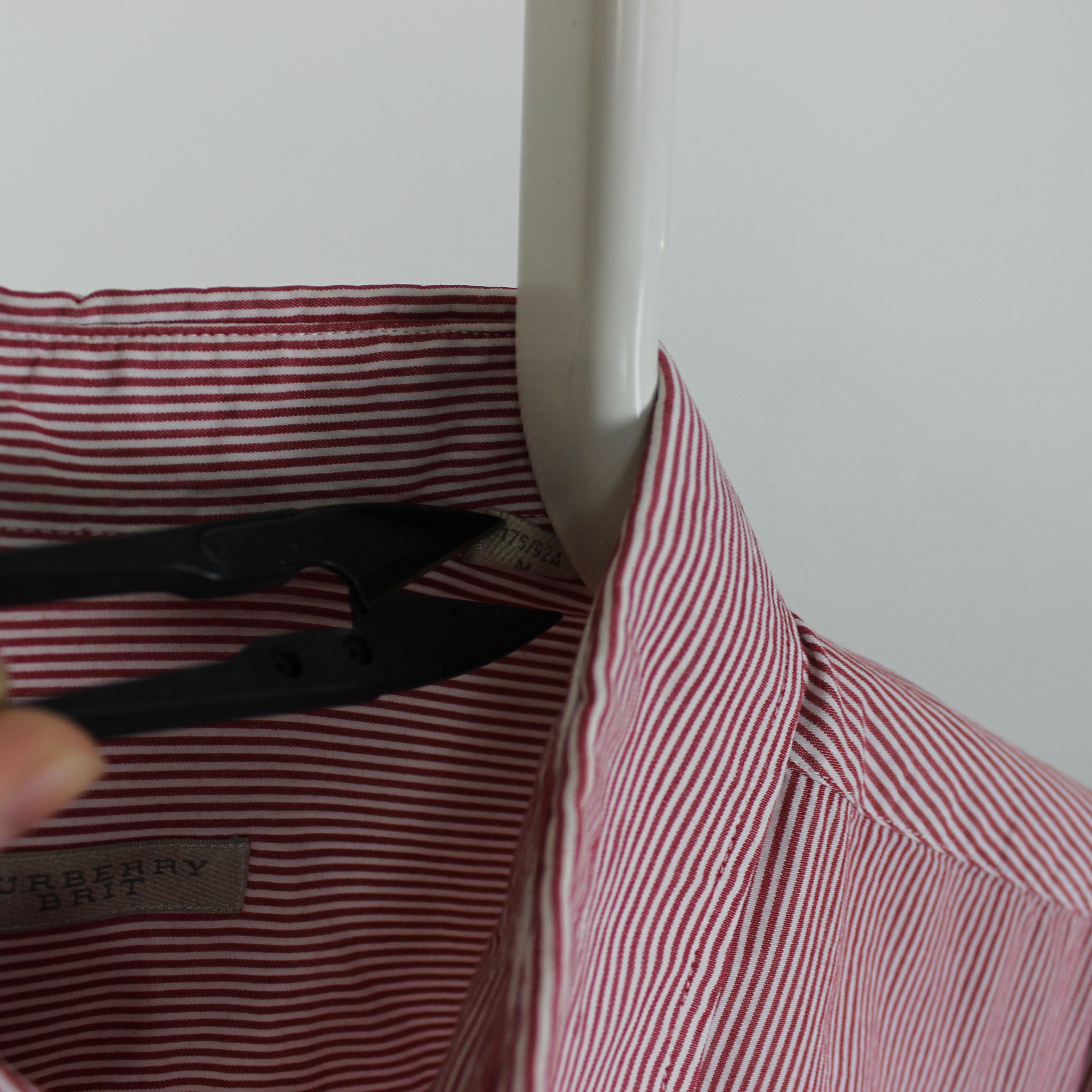 Burberry Burberry shirt men cotton button Ups red M Size US M / EU 48-50 / 2 - 7 Thumbnail