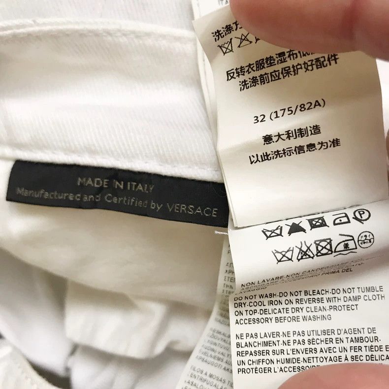 Versace Versace White jeans Size US 32 / EU 48 - 8 Thumbnail