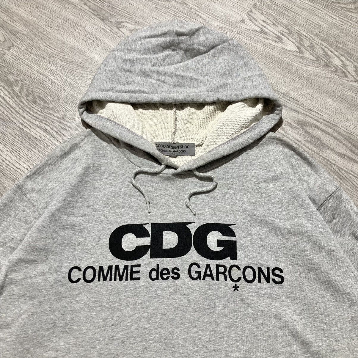 CDG by Comme des Garcons Vintage Comme Des Garcons Good Design Shop CDG Hoodie Grey Size US M / EU 48-50 / 2 - 3 Thumbnail