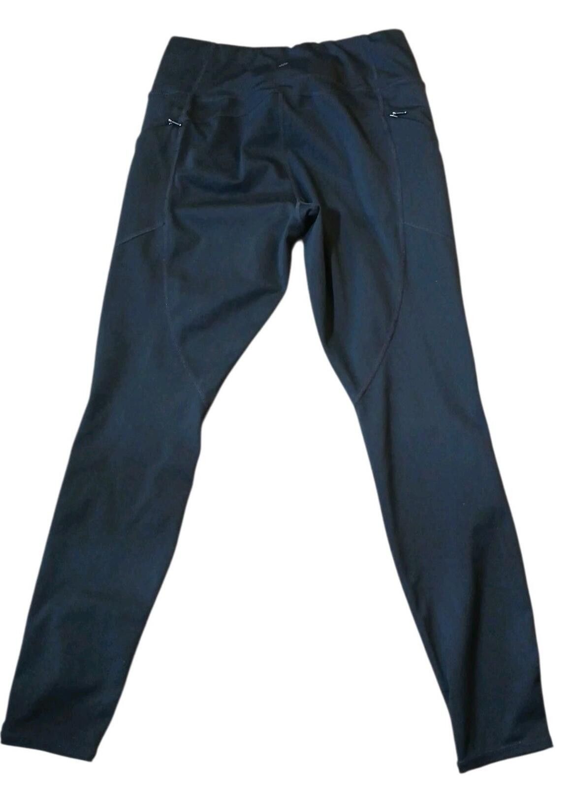 Other Athleta Legging Pants Size M Zip Pockets Black Stretch 28x27 Size 32" / US 10 / IT 46 - 4 Thumbnail