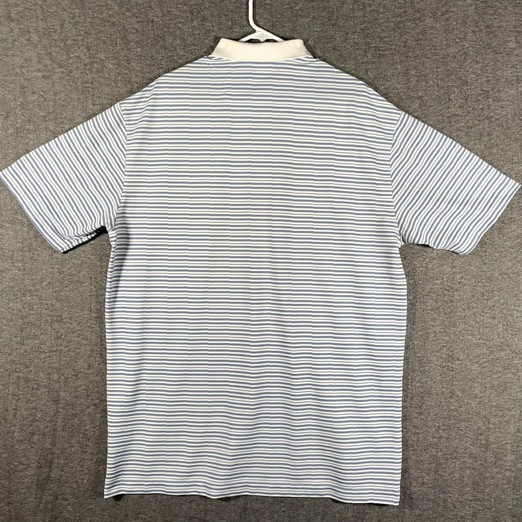 Nike Nike Dri-FIT Doral Polo Shirt Mens 2XL Blue White Striped Short Sleeve Golf Shirt Size US XXL / EU 58 / 5 - 3 Thumbnail
