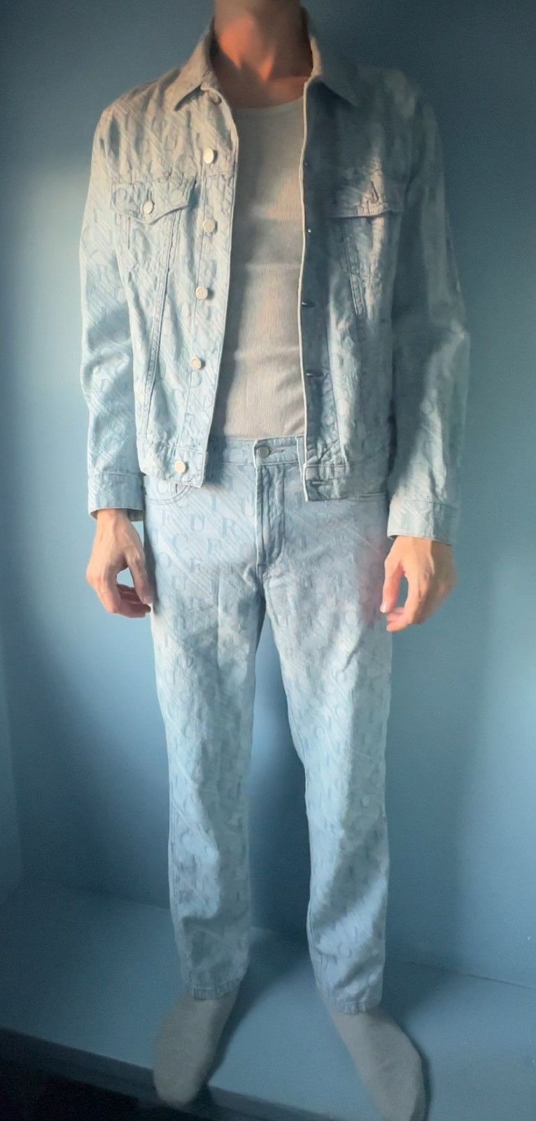 Fiorucci Monogram denim jacket Size US S / EU 44-46 / 1 - 2 Thumbnail
