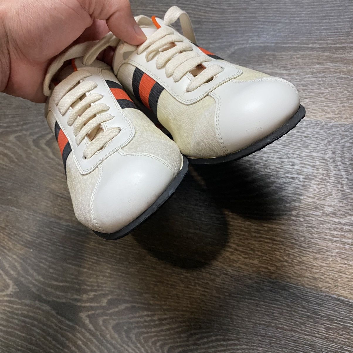 Gucci GUCCI Sneakers Leather GG Monogram Canvas Guccisima Size US 7.5 / IT 37.5 - 9 Thumbnail