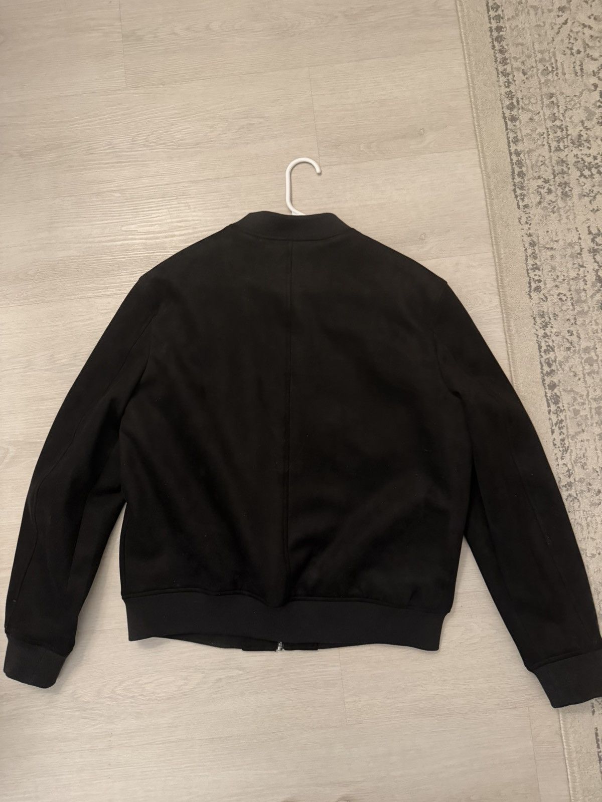 Zara Suede Bomber Jacket Size US L / EU 52-54 / 3 - 2 Thumbnail