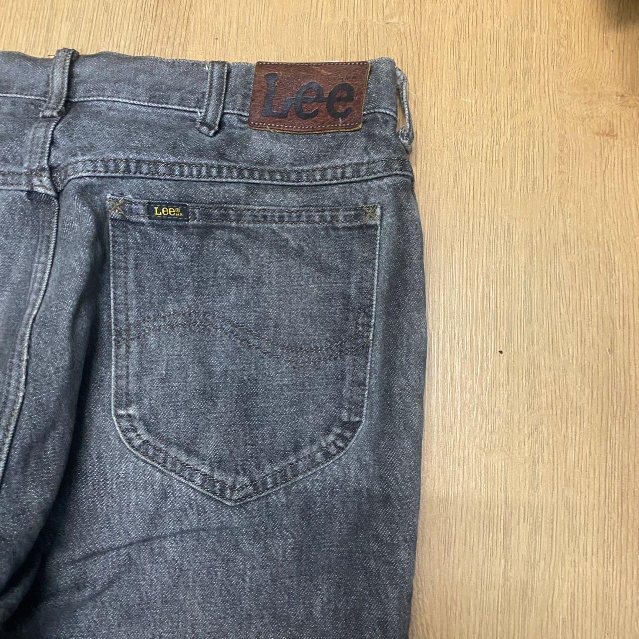 If Six Was Nine Vintage 90s Lee Riders Distressed Denim Size US 32 / EU 48 - 8 Thumbnail