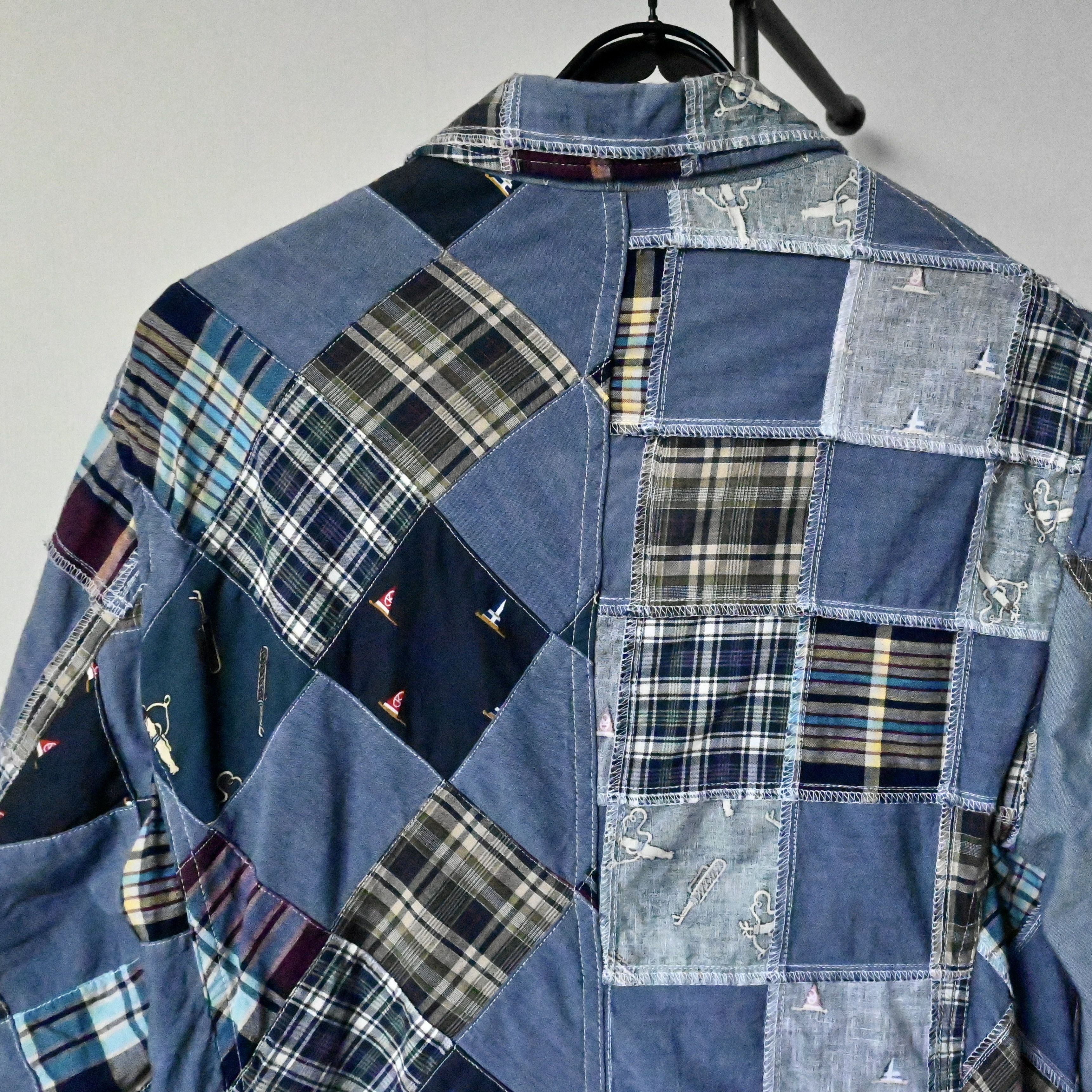 Beams Plus × Engineered Garments Engineered Garments x Beams Plus patchwork cotton blazer Size US M / EU 48-50 / 2 - 3 Thumbnail