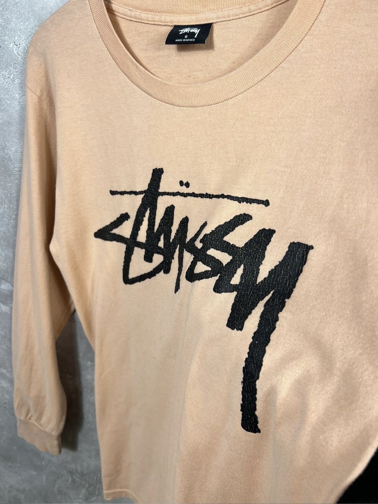 Stussy Vintage Stussy Y2k Distressed Long Sleeve tee Size US S / EU 44-46 / 1 - 7 Thumbnail