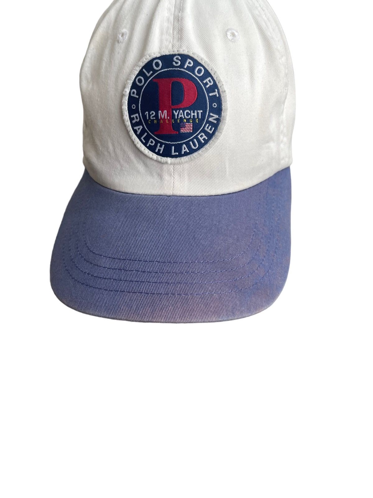 Polo Ralph Lauren × Vintage Vintage Polo Sport Ralph Lauren 12M YACHT CHALLENGE Cap Size ONE SIZE - 3 Thumbnail