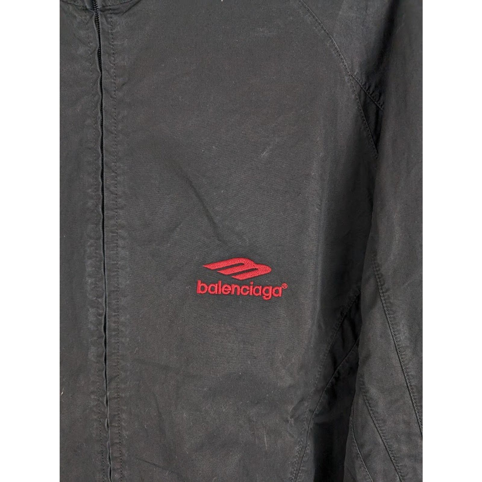 Balenciaga o1rshd1 Track Jacket in Black Size US XL / EU 56 / 4 - 4 Thumbnail