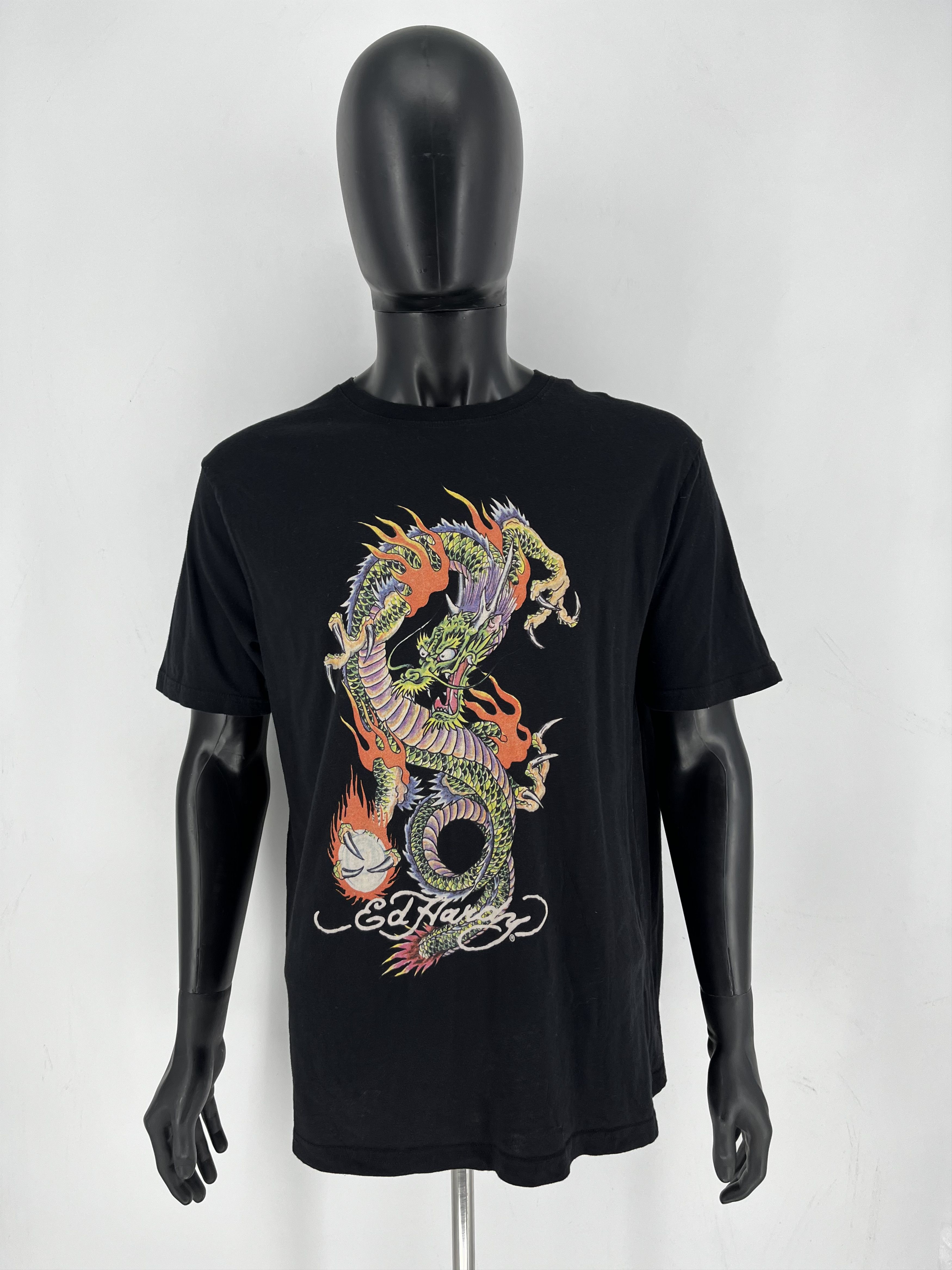 Ed Hardy Vintage Ed Hardy Dragon Graphic Tee Y2K 00s Alternative Size US XL / EU 56 / 4 - 2 Thumbnail