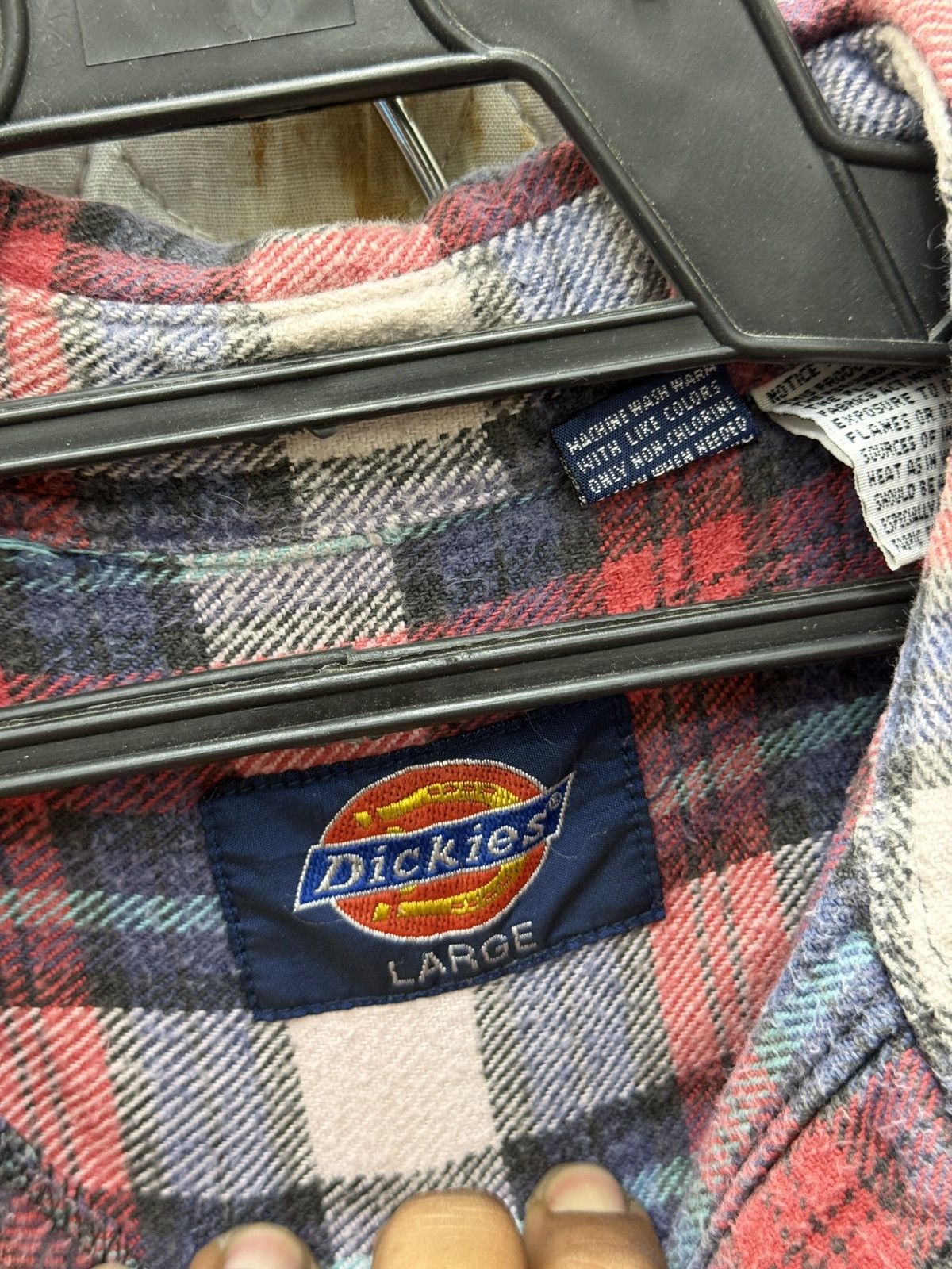 Dickies × Vintage 🔥🔥💥STEALS VTG DICKIES FLANNEL Size US L / EU 52-54 / 3 - 4 Thumbnail