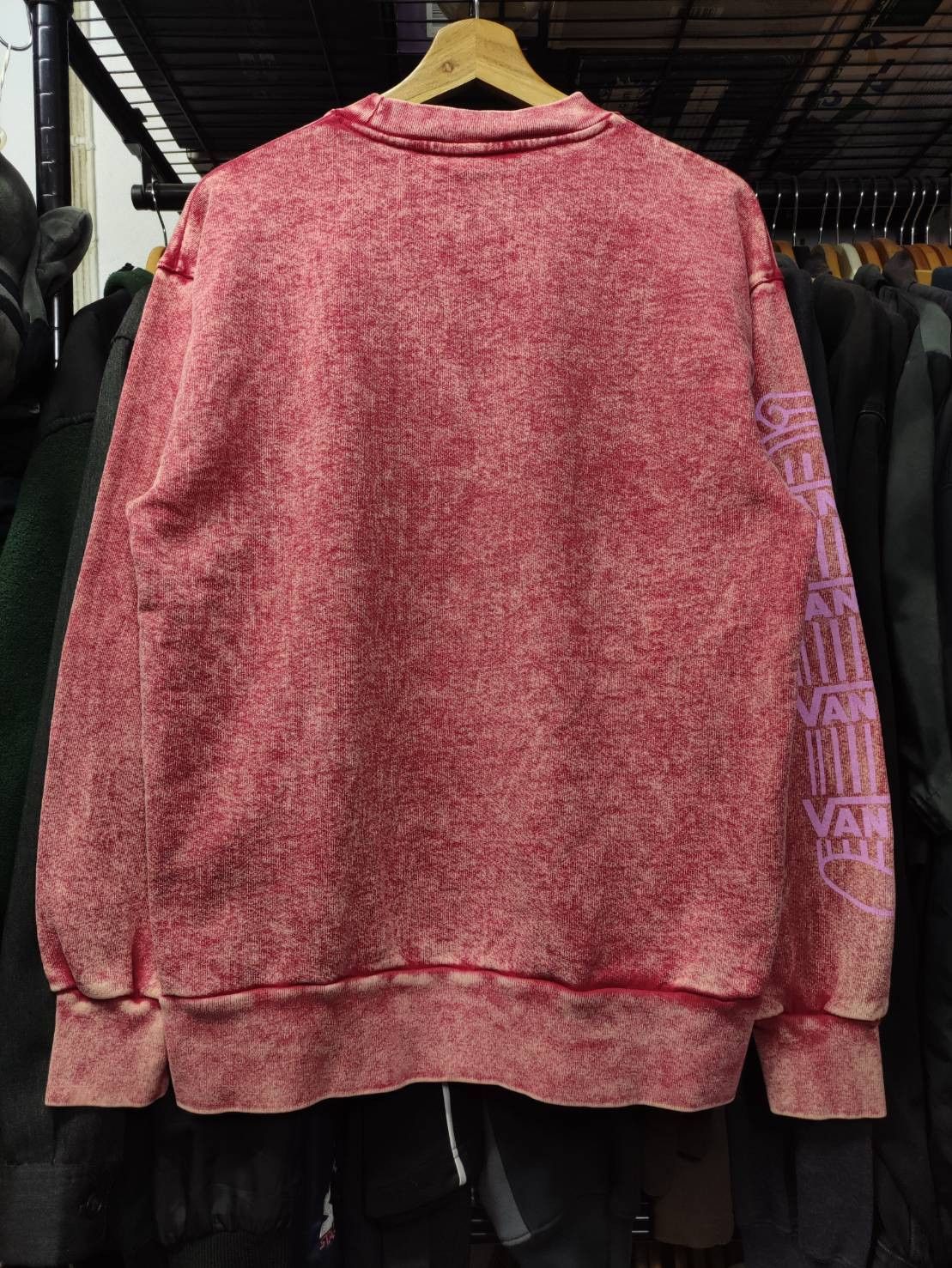 Aries Vans Vault x Aries Crewneck Sweatshirt Acidwash Red Size US M / EU 48-50 / 2 - 12 Thumbnail