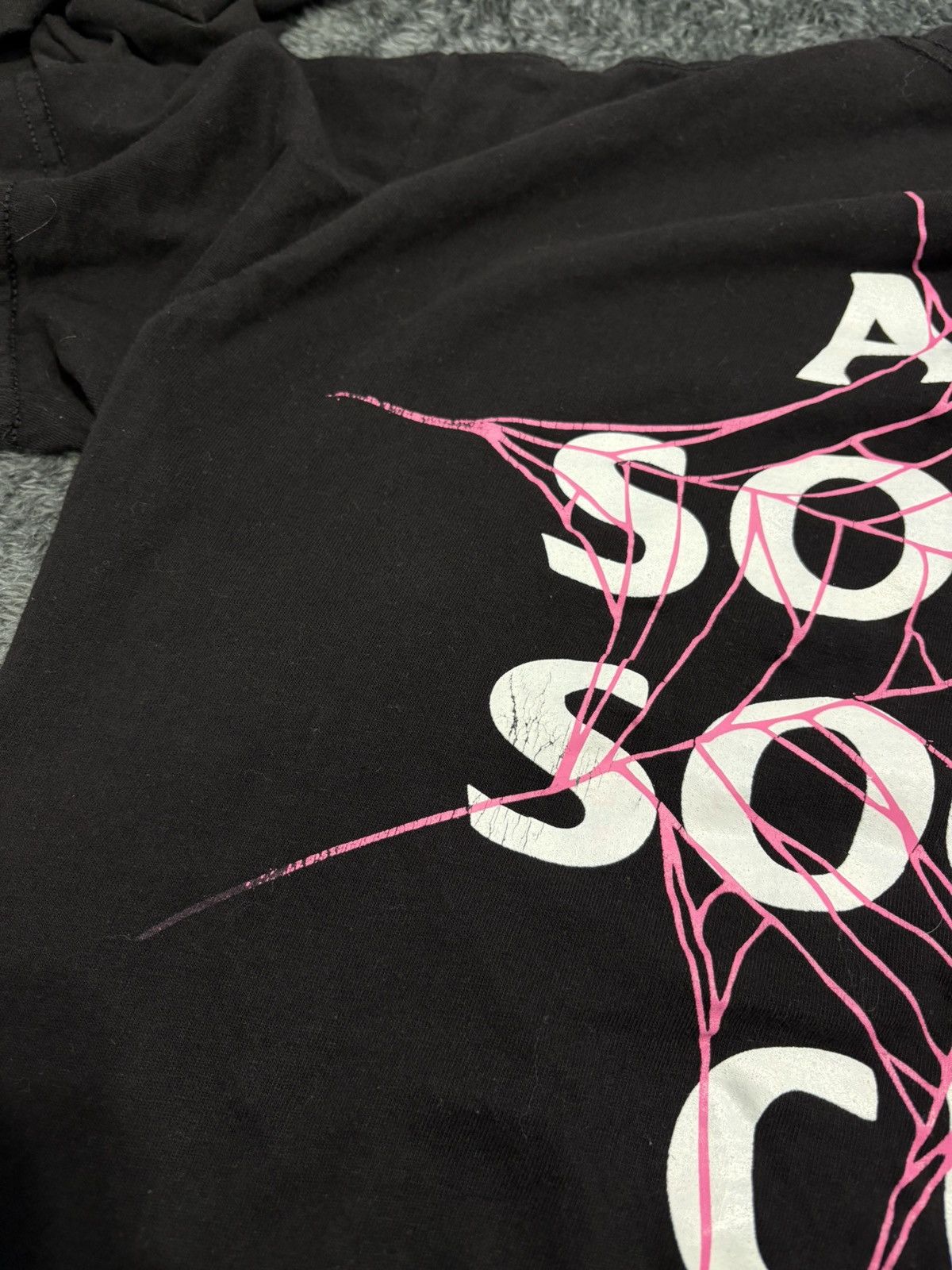 Anti Social Social Club Anti Social Social Club ASSC Spyder Net Big Logo Tee Size US M / EU 48-50 / 2 - 6 Thumbnail