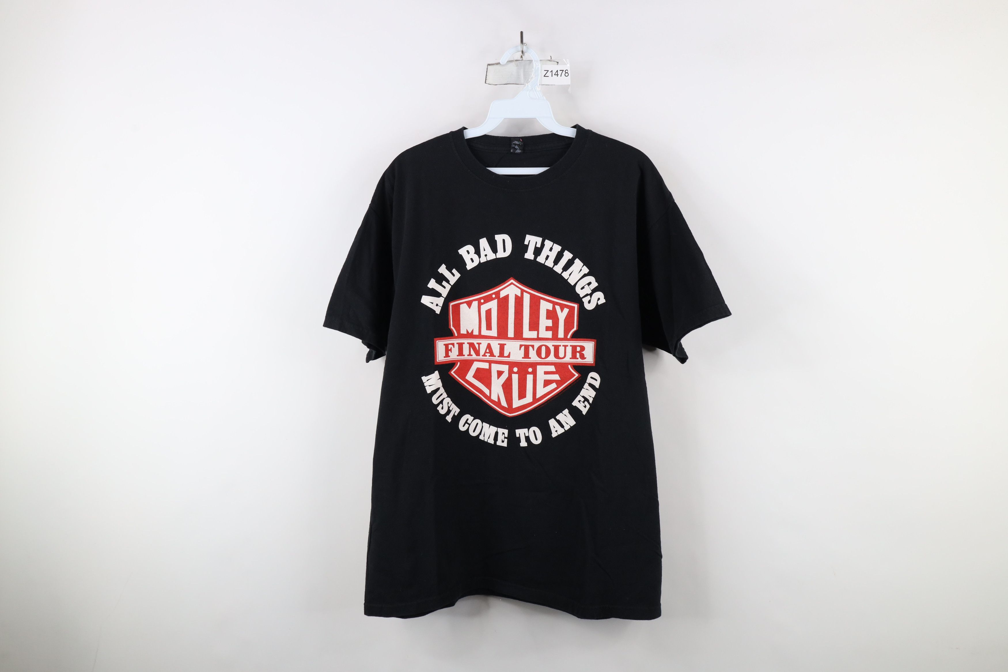 Vintage Vintage Y2K Bad Things Final Tour Motley Crue Band T-Shirt Size US L / EU 52-54 / 3 - 1 Thumbnail