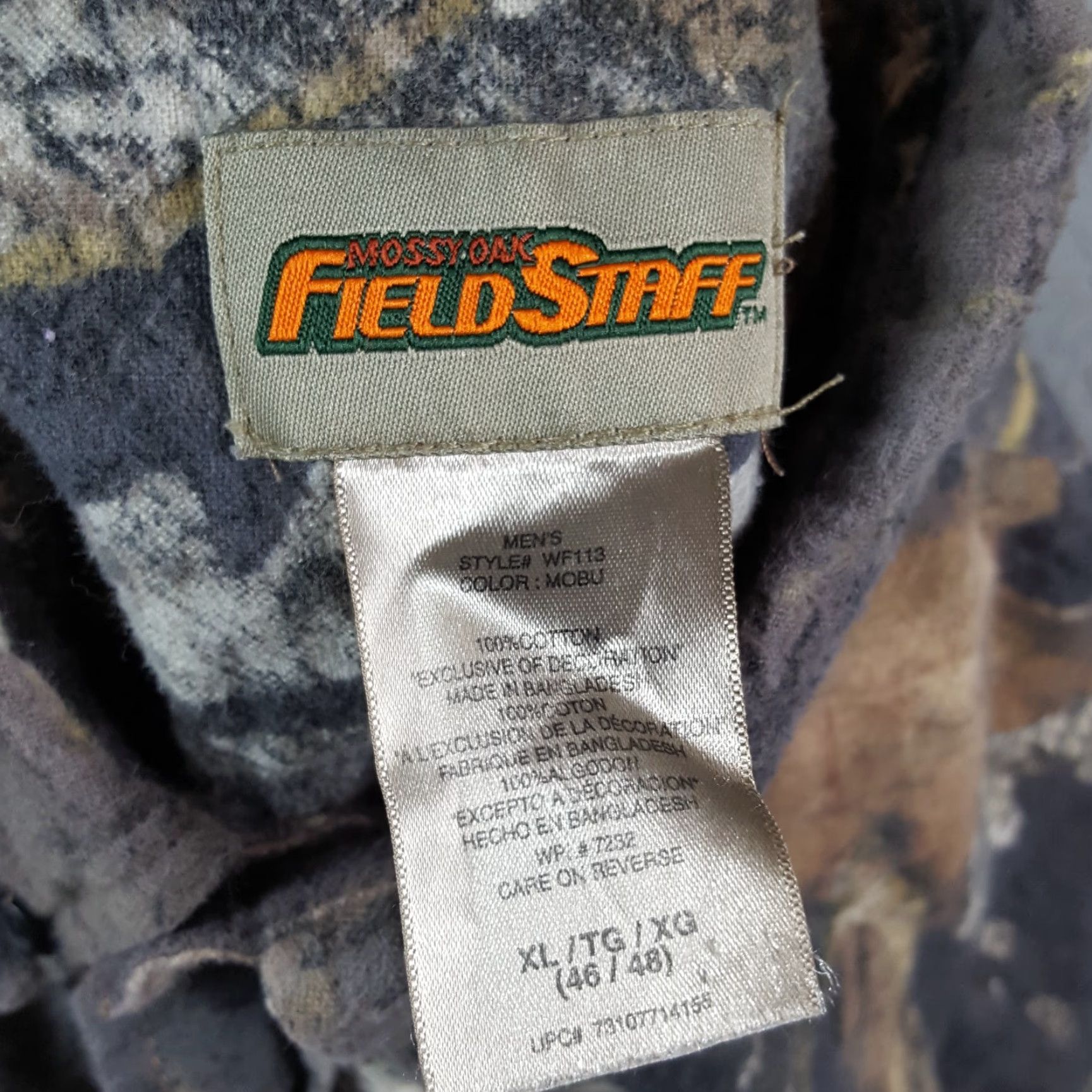 Vintage VINTAGE Field Staff Camouflage Shirt Men's XL Long Sleeve Casual Hunting 90s 00s Y2K Size US XL / EU 56 / 4 - 5 Thumbnail