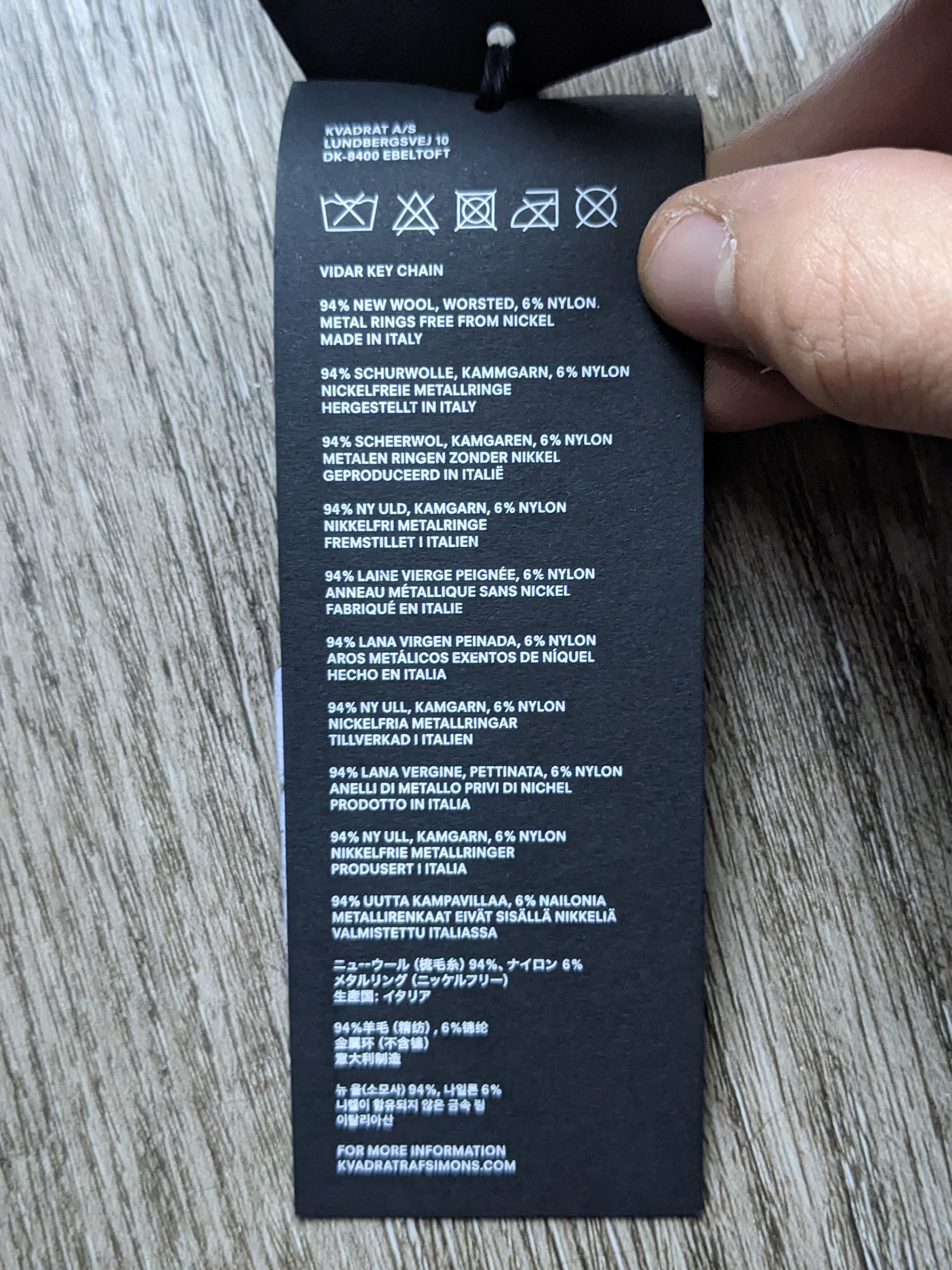 Raf Simons X Kavdrat Vidar Keychain Size ONE SIZE - 5 Thumbnail