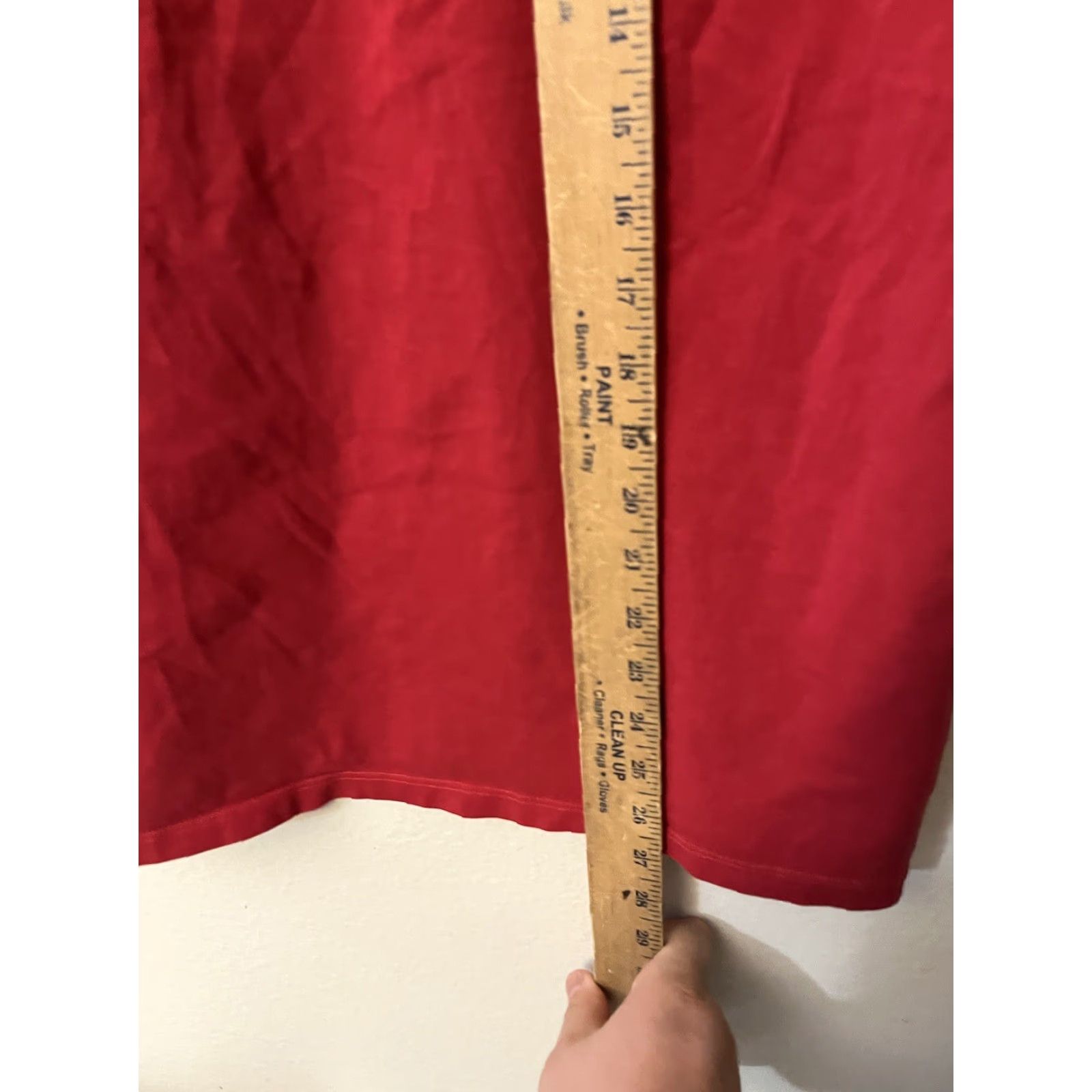 Levi's Levi's Men T-Shirt Size Large Red Solid Short Sleeve Crew Neck Tee Size L / US 10 / IT 46 - 5 Thumbnail