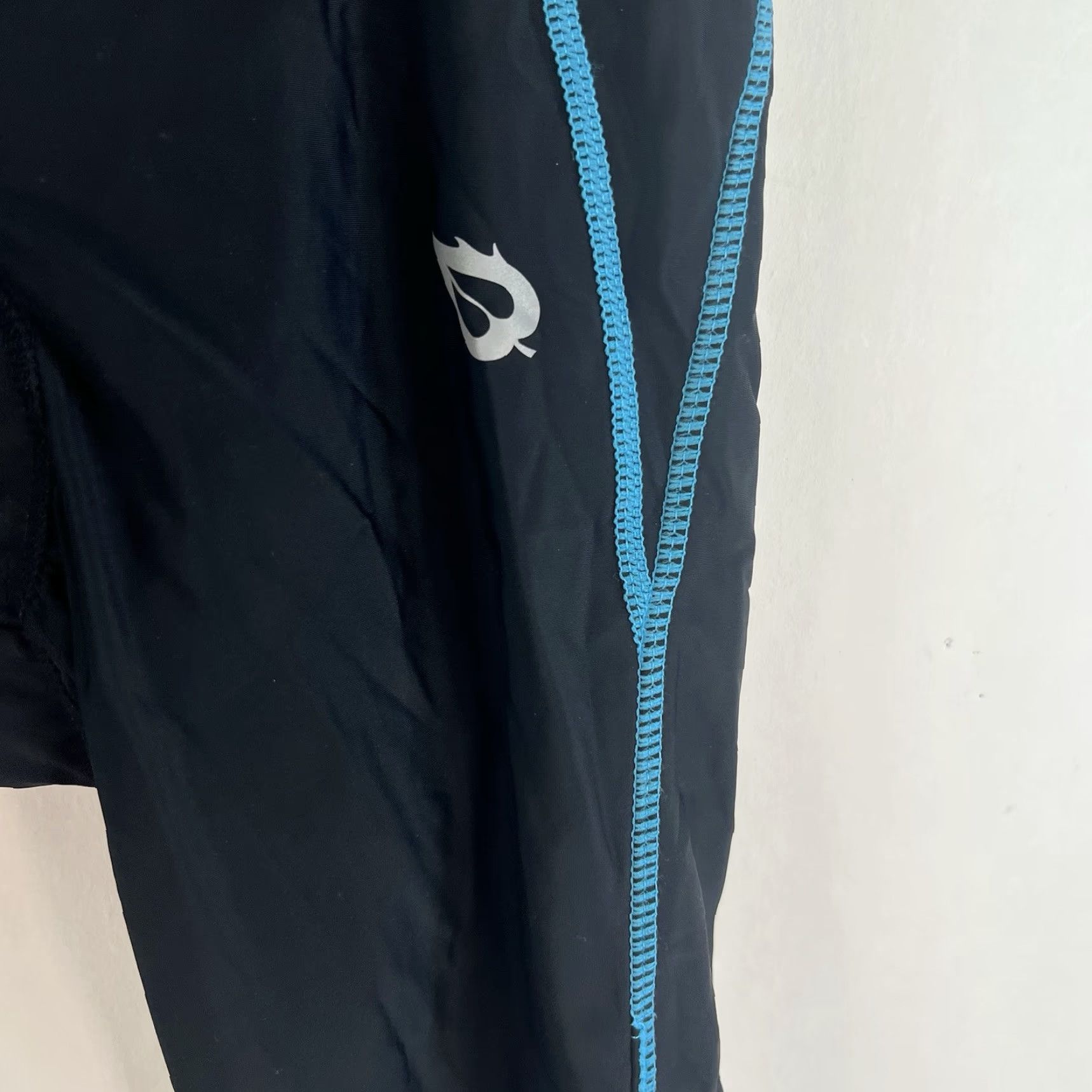 Vintage BALEAF Womens Cycling Thermal Leggings Pants Size M Padded Black Athletic Compression 26X22 Size 32" / US 10 / IT 46 - 2 Thumbnail