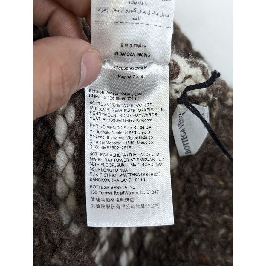 Bottega Veneta o1rshd1 Q:2/ Size: M /Dup/ Beanie Cap / Hat HW Zig Zag Wool Size ONE SIZE - 13 Thumbnail