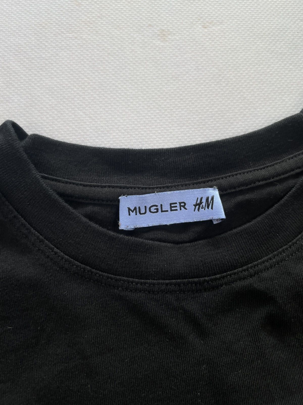 Mugler Mugler H&M T-Shirt Spellout Big Logo Size US M / EU 48-50 / 2 - 5 Thumbnail