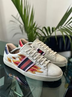 Gucci hot sale fire shoes