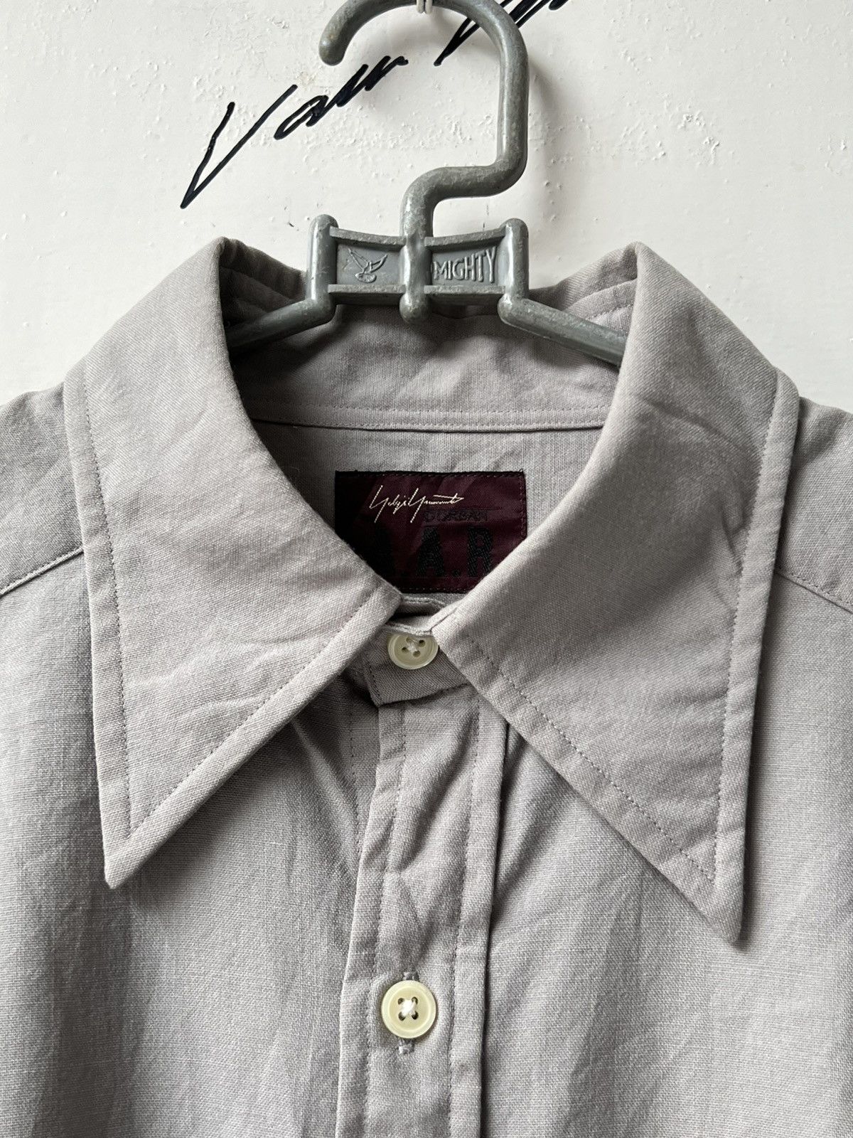 Yohji Yamamoto A.A.R Yohji Yamamoto Durban Grey Shirt Size US M / EU 48-50 / 2 - 13 Thumbnail
