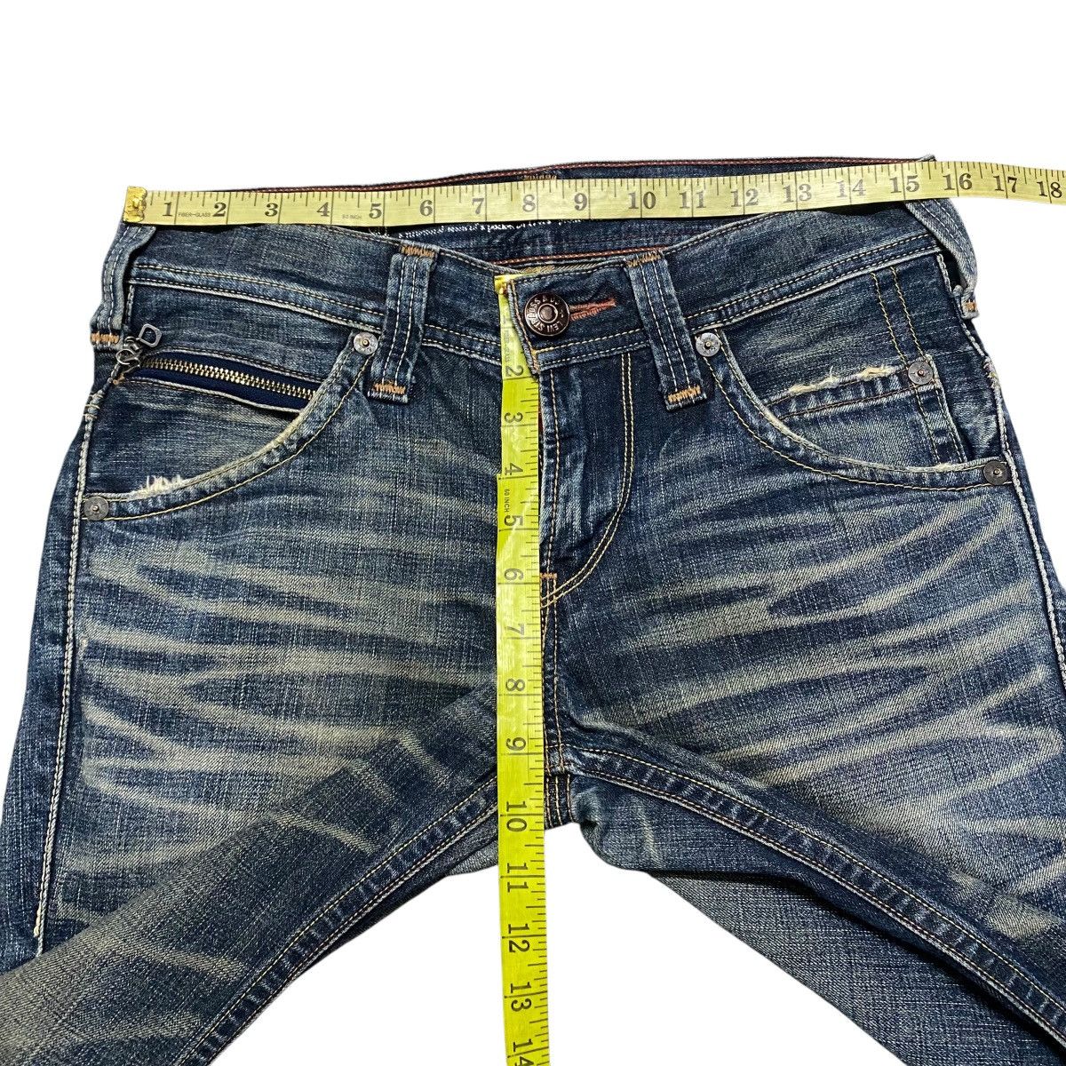 Levi's Y2K Levis 502 Gemstone Distressed Jeans Size US 29 - 16 Thumbnail