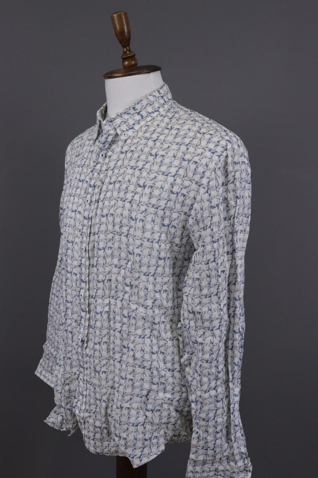 Desigual Desigual Regular Printed Button Down Shirt Size XXL Size US XXL / EU 58 / 5 - 5 Thumbnail