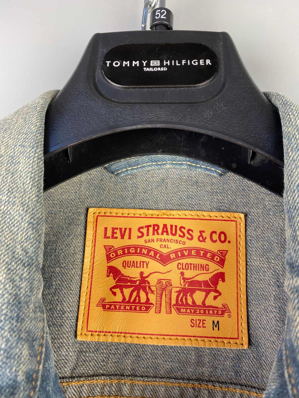 Levi's Levis Washed Denim Trucker Jacket Size US M / EU 48-50 / 2 - 14 Thumbnail