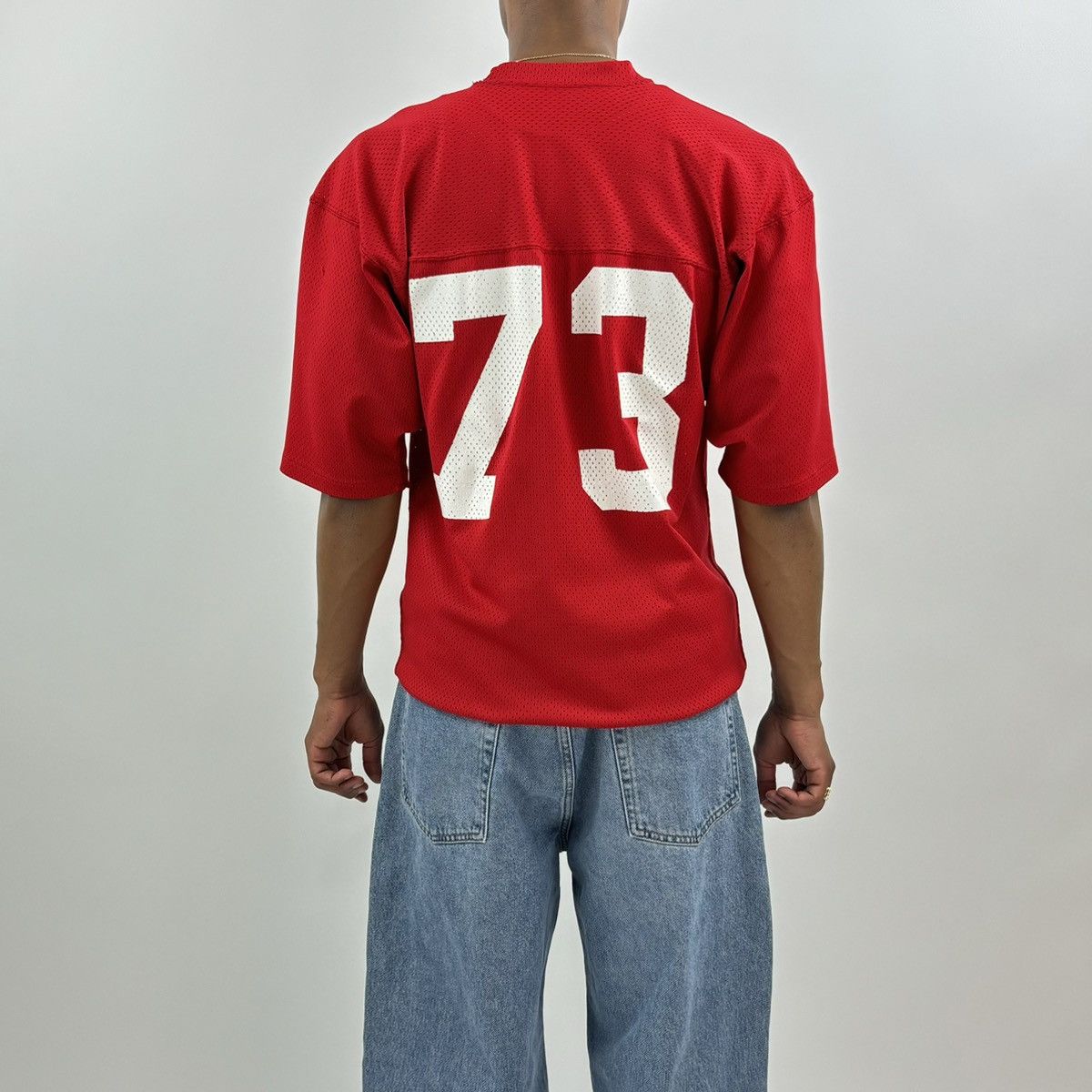 Vintage vintage 70s/80s FOOTBALL UNIVERSITY training practice jersey Size US L / EU 52-54 / 3 - 10 Thumbnail