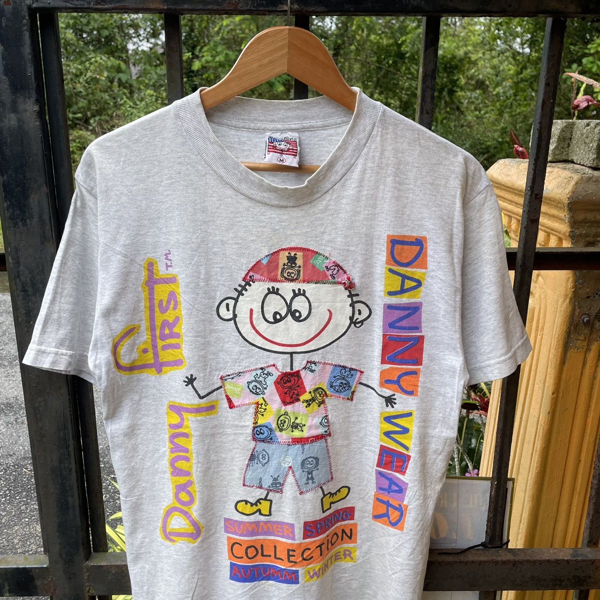 Vintage 🔥Vintage 90s Danny First Summer Spring Autumn Winter Tee Size US M / EU 48-50 / 2 - 4 Thumbnail
