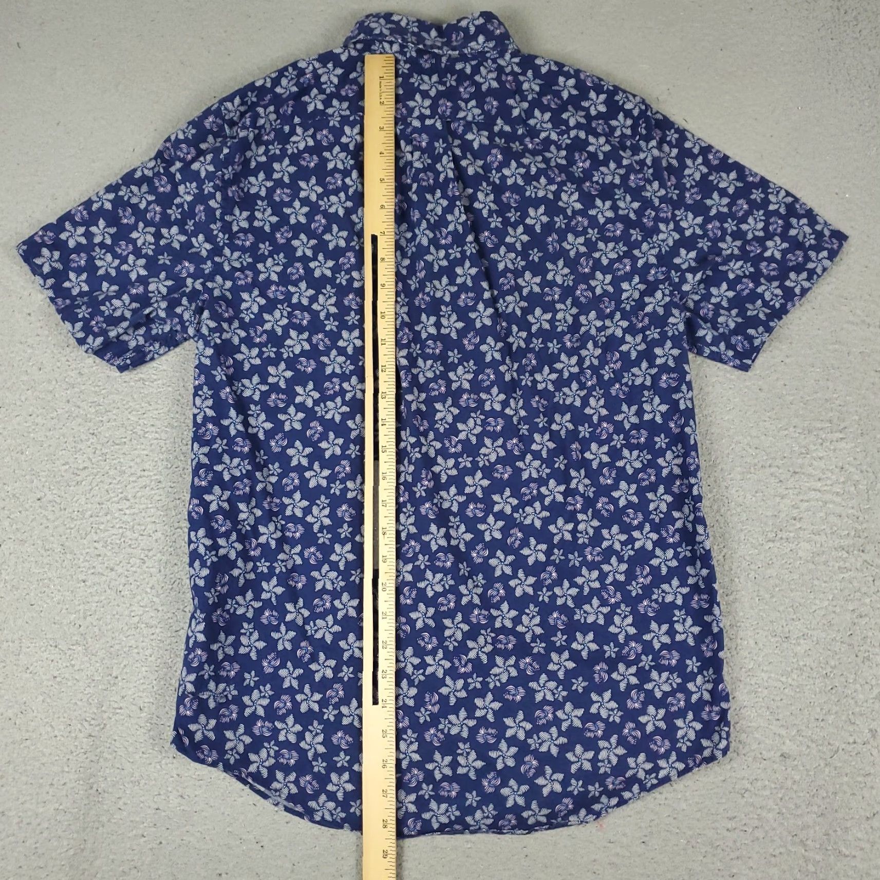 Vineyard Vines Vineyard Vines Shirt Mens Small Blue Floral Button Up Short Sleeve Size US S / EU 44-46 / 1 - 3 Thumbnail