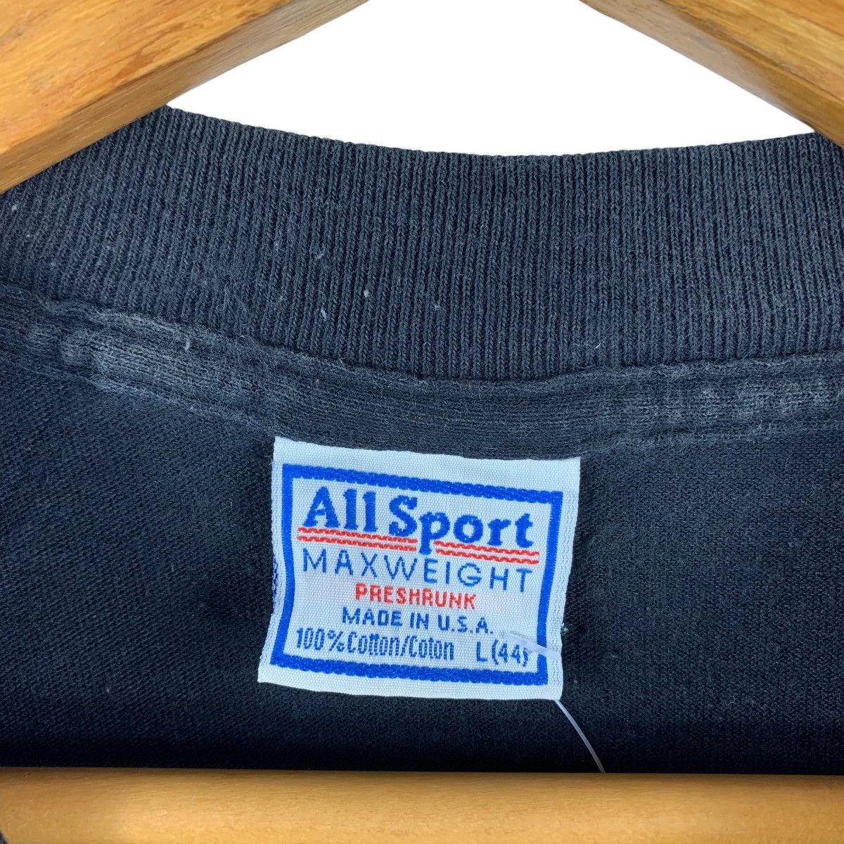 All Sport Vintage 90s HOLLYWOOD Full printed allsport tag tee Size US L / EU 52-54 / 3 - 3 Thumbnail