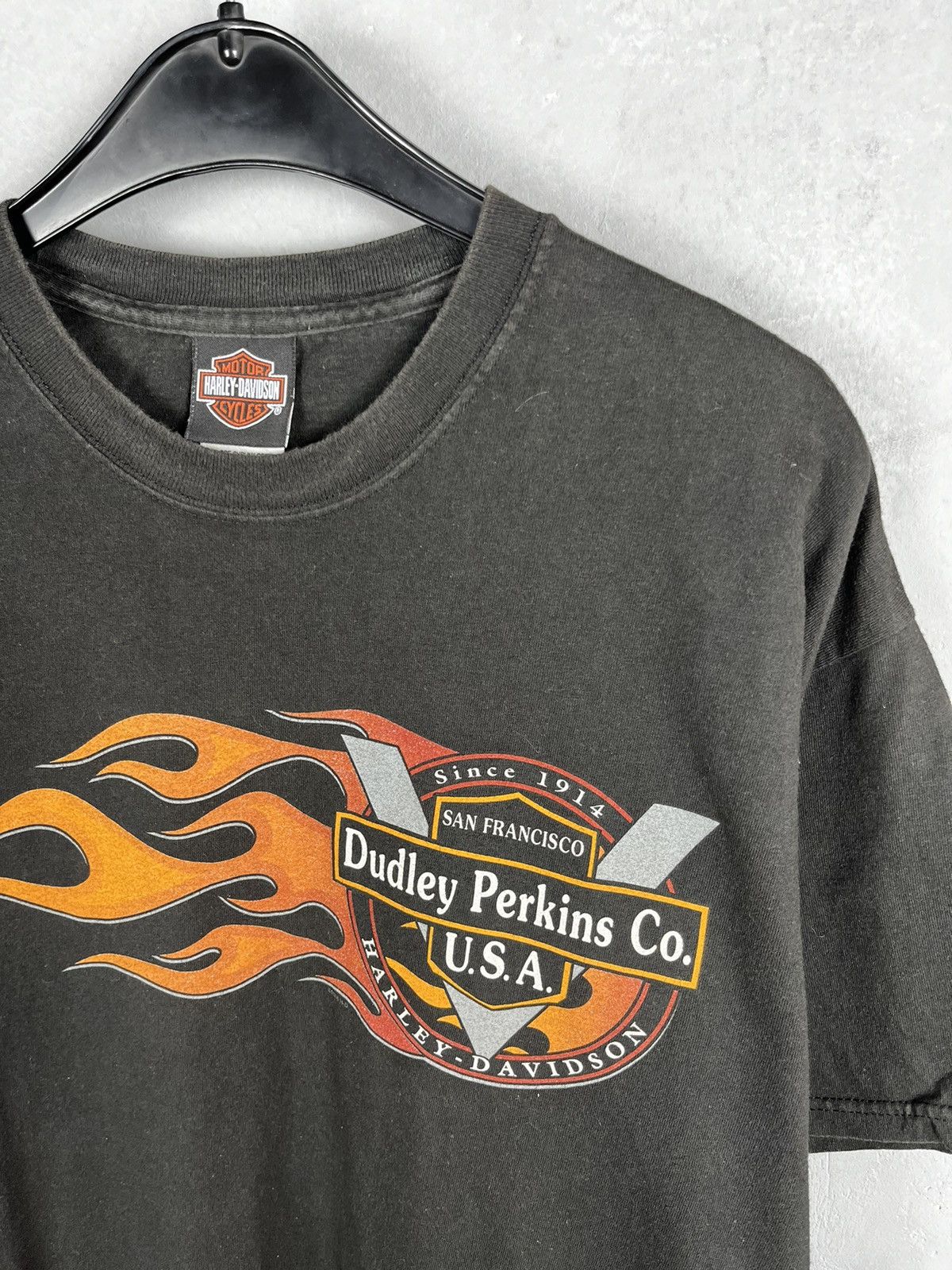 Harley Davidson × Vintage Harley Davidson San Francisco T-shirt USA vintage Size US XL / EU 56 / 4 - 4 Thumbnail