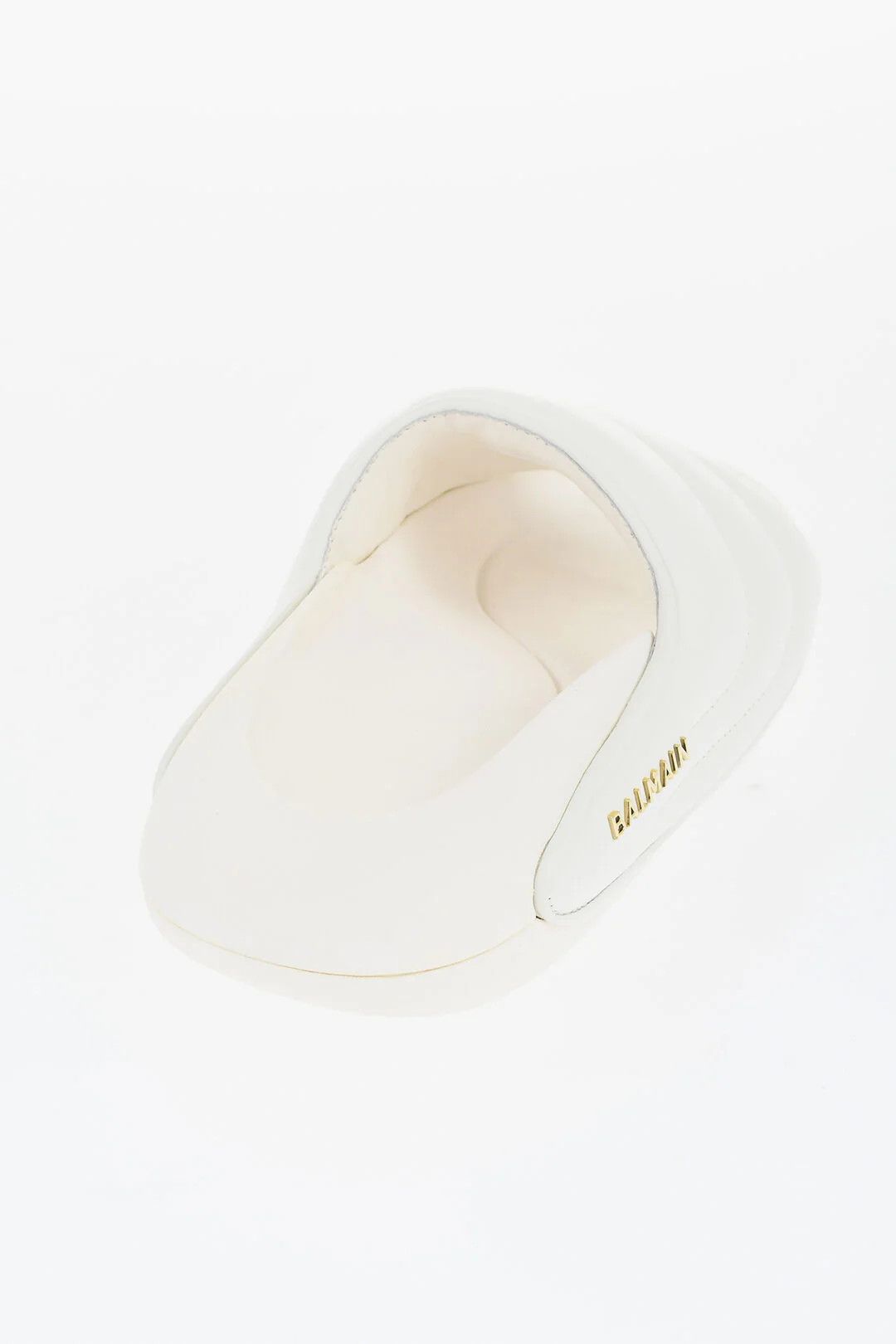 Balmain og1mm0326 Quilted Leather Sandals in White Size US 9 / IT 39 - 3 Thumbnail