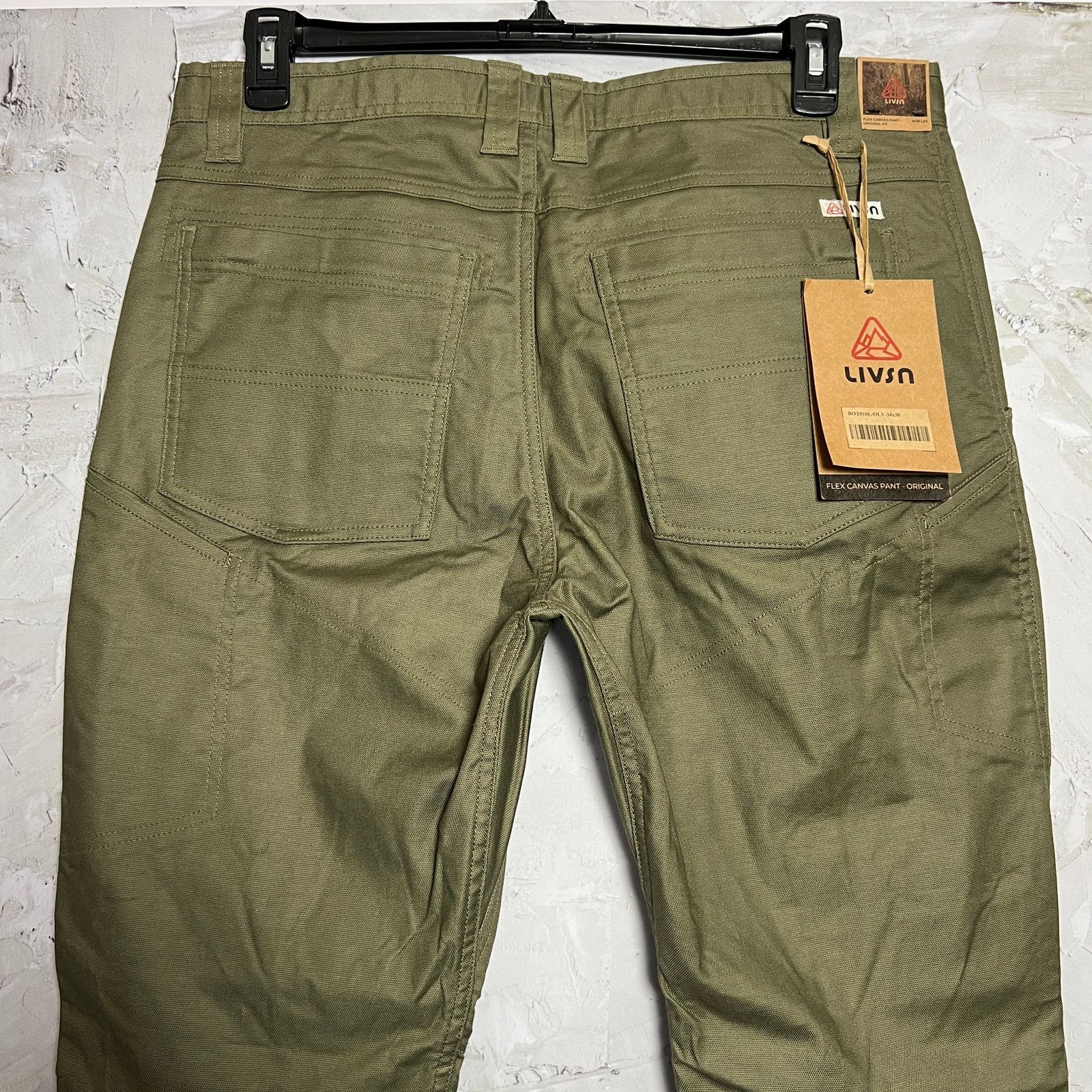 Other LIVSN Flex Canvas Utility Pants Olive Original Fit 36x30 Size US 36 / EU 52 - 10 Thumbnail