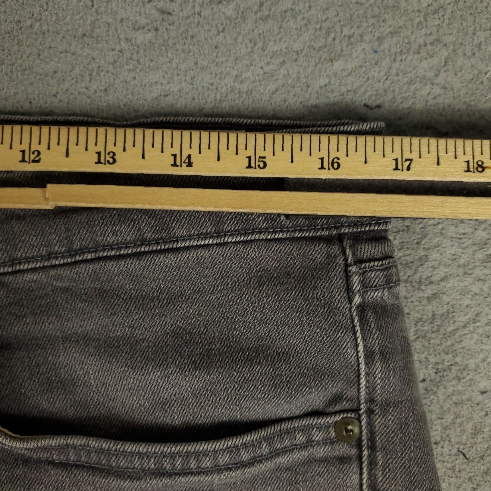 Rag & Bone rag & bone Jeans Mens 34x33 Gray Extra Slim Fit Denim Pants Regular Waist 34 5-Pocket Design Straight Vintage No Size US 34 / EU 50 - 4 Thumbnail