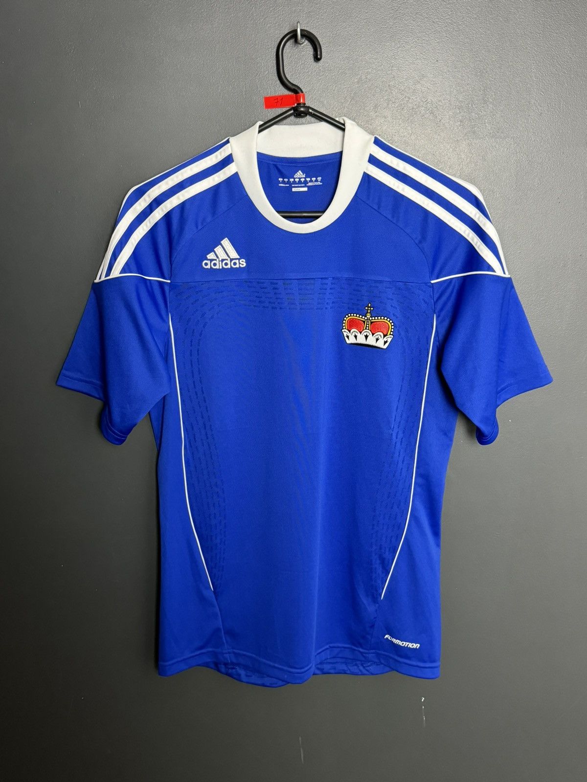 Adidas Liechtenstein 10/12 Away Player Issue Football Jersey Shirt Size US S / EU 44-46 / 1 - 1 Thumbnail
