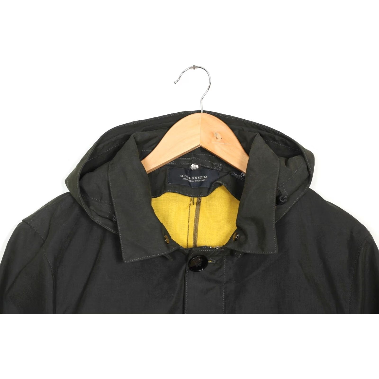 Scotch & Soda SCOTCH & SODA Jacket Men XL Hooded Mid Length Parka MJ6312 Size US XL / EU 56 / 4 - 2 Thumbnail