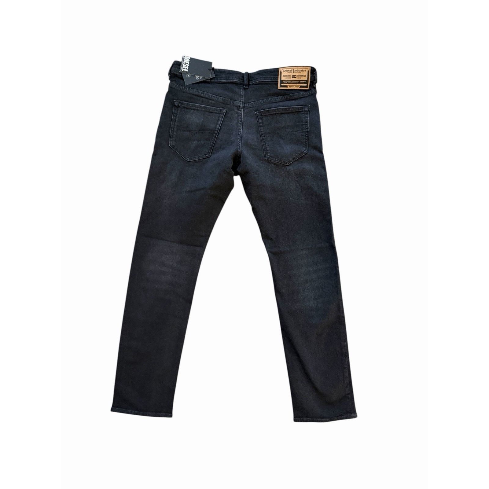 Diesel Diesel Mens Buster Tapered Jeans RE063 Black $250 Size 32/32 Size US 32 / EU 48 - 4 Thumbnail