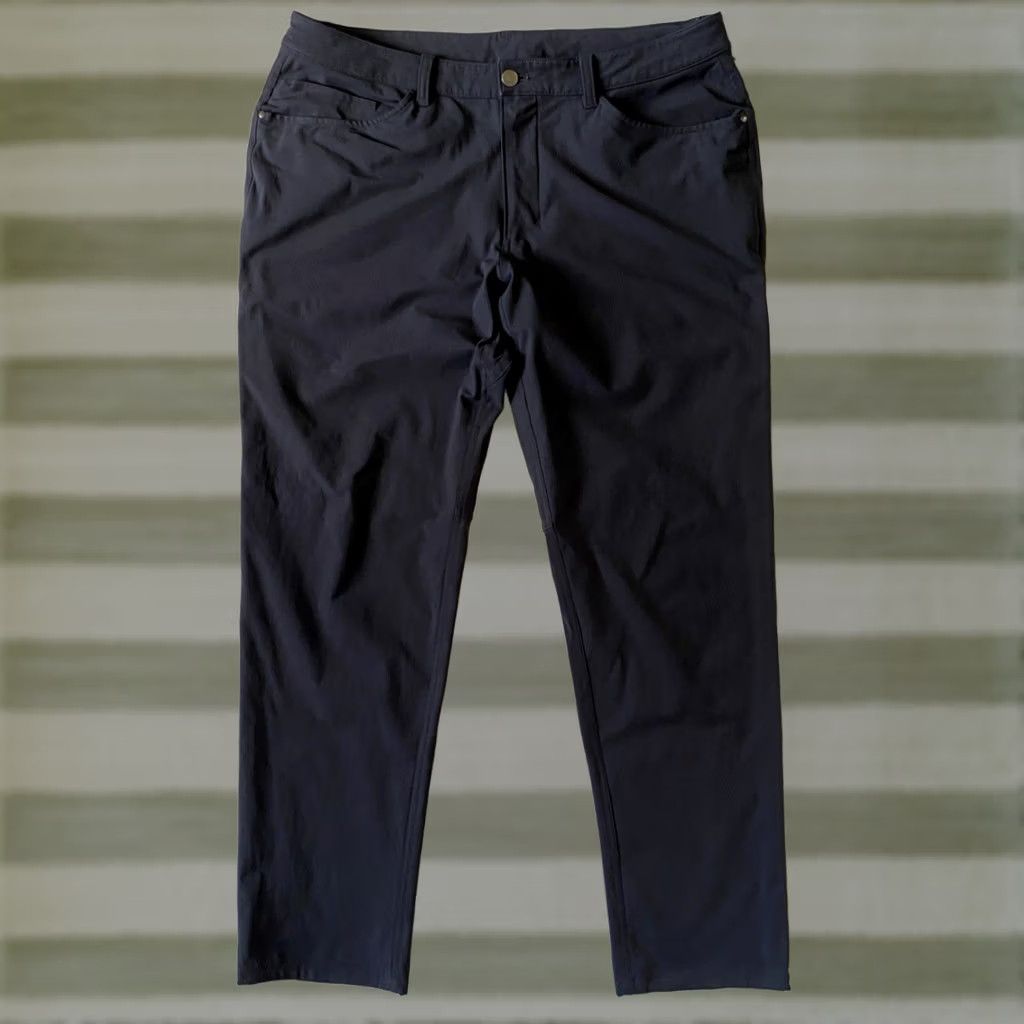 Lululemon Lululemon ABC Classic-Fit 5-Pocket Pants LM5583S Gray 34 Men’s City Chino Straight Rise Mid 10-12 In XS? Size US 34 / EU 50 - 1 Thumbnail
