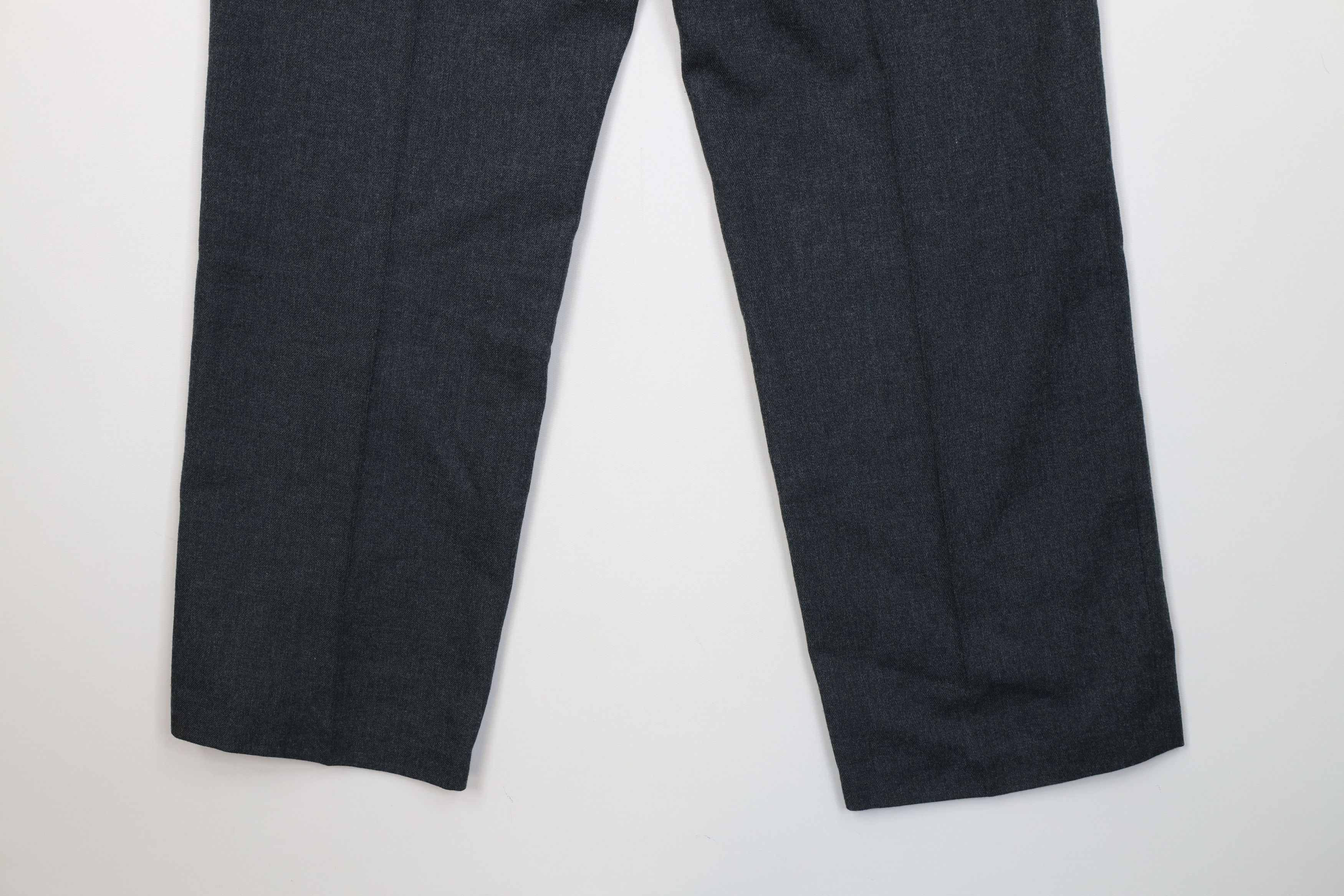 Vintage Vintage 70s Streetwear Gabardine Blend Knit Chino Pants Gray Size US 32 / EU 48 - 13 Thumbnail