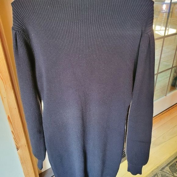 Vintage Anrabess Black Ribbed Sweater Long Sleeve Sz. XL Dress Size XL / US 12-14 / IT 48-50 - 2 Thumbnail