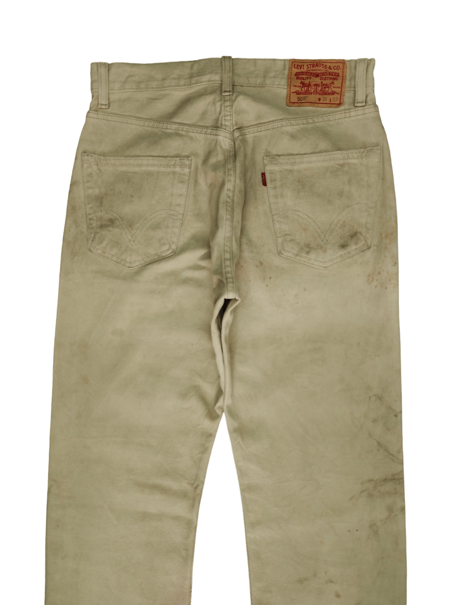 Levi's Size 31x32 Vintage Levis 505 Regular Fit Jeans Dirty Wash Size US 31 - 13 Thumbnail