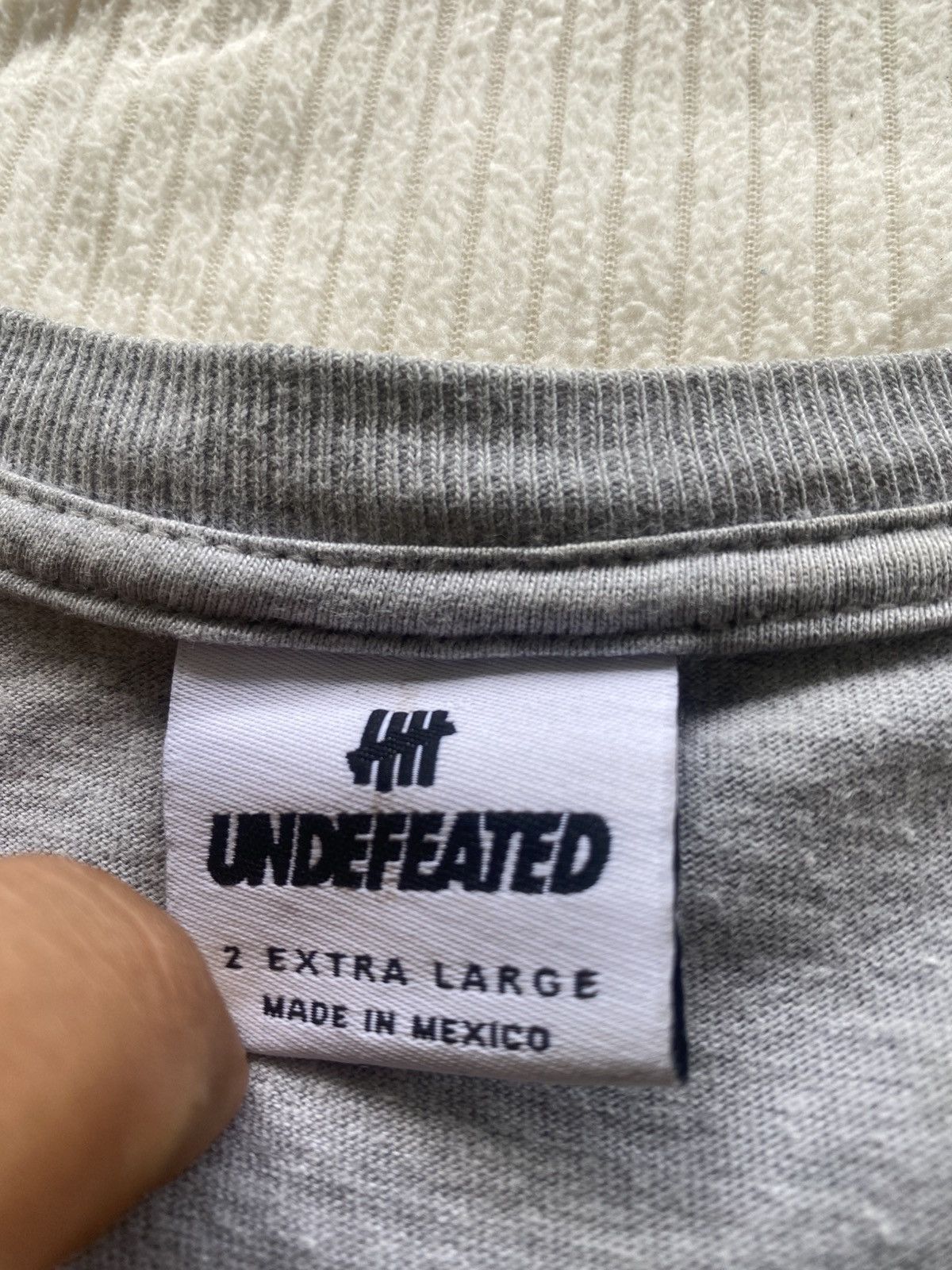 Undefeated Vintage Undefeated Tshirt XXL Size US XXL / EU 58 / 5 - 4 Thumbnail