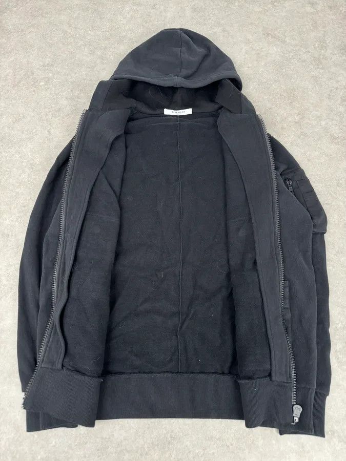Givenchy SS2015 Givenchy Black Multi Pockets Cargo Zip-up Hoodie Size US M / EU 48-50 / 2 - 10 Thumbnail
