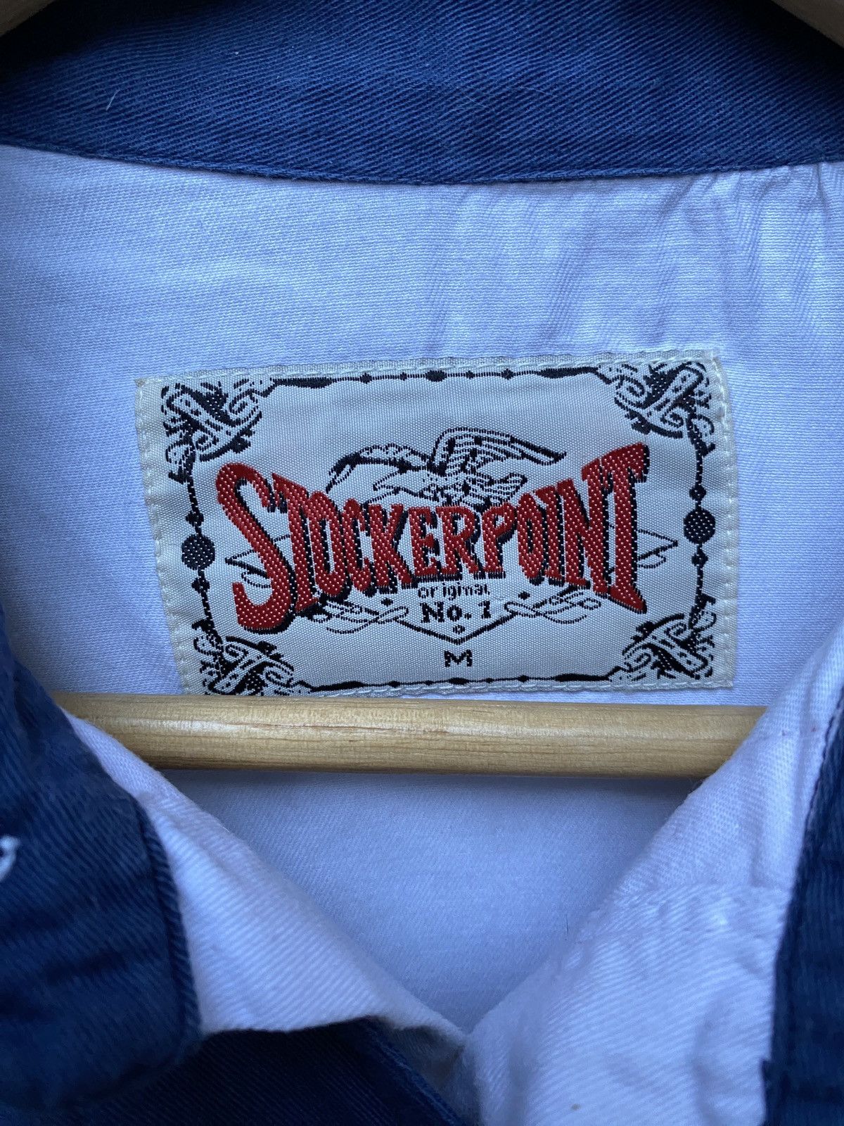 Vintage Vintage 90s Stockerpoint Biker Shirt USA Flag Size US M / EU 48-50 / 2 - 4 Thumbnail