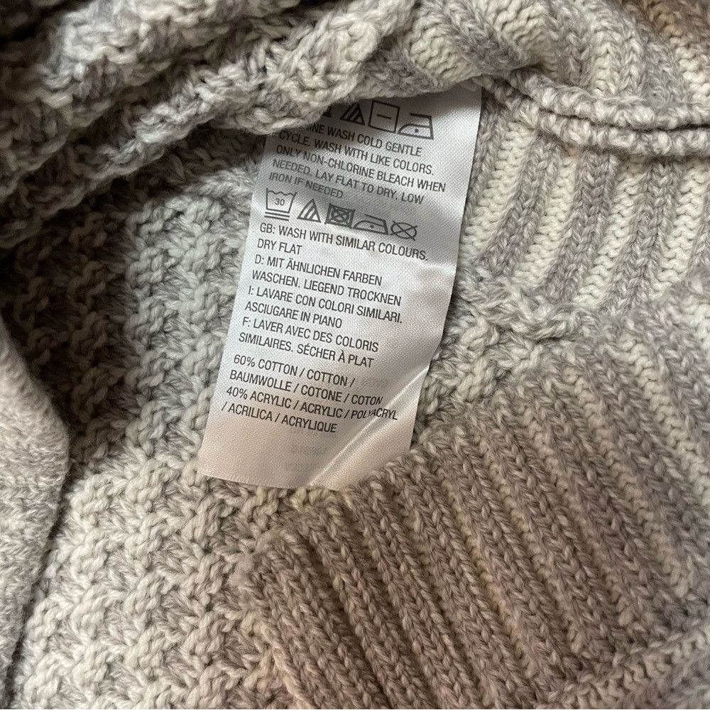 Isaac Mizrahi New Isaac Mizrahi Cotton Lace up Grey Poncho Top Size L Size L / US 10 / IT 46 - 8 Thumbnail