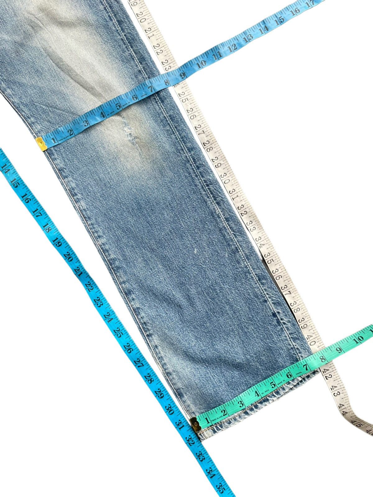 Ralph Lauren Ralph Lauren Slim Straight Distresed Denim Size US 33 - 23 Thumbnail